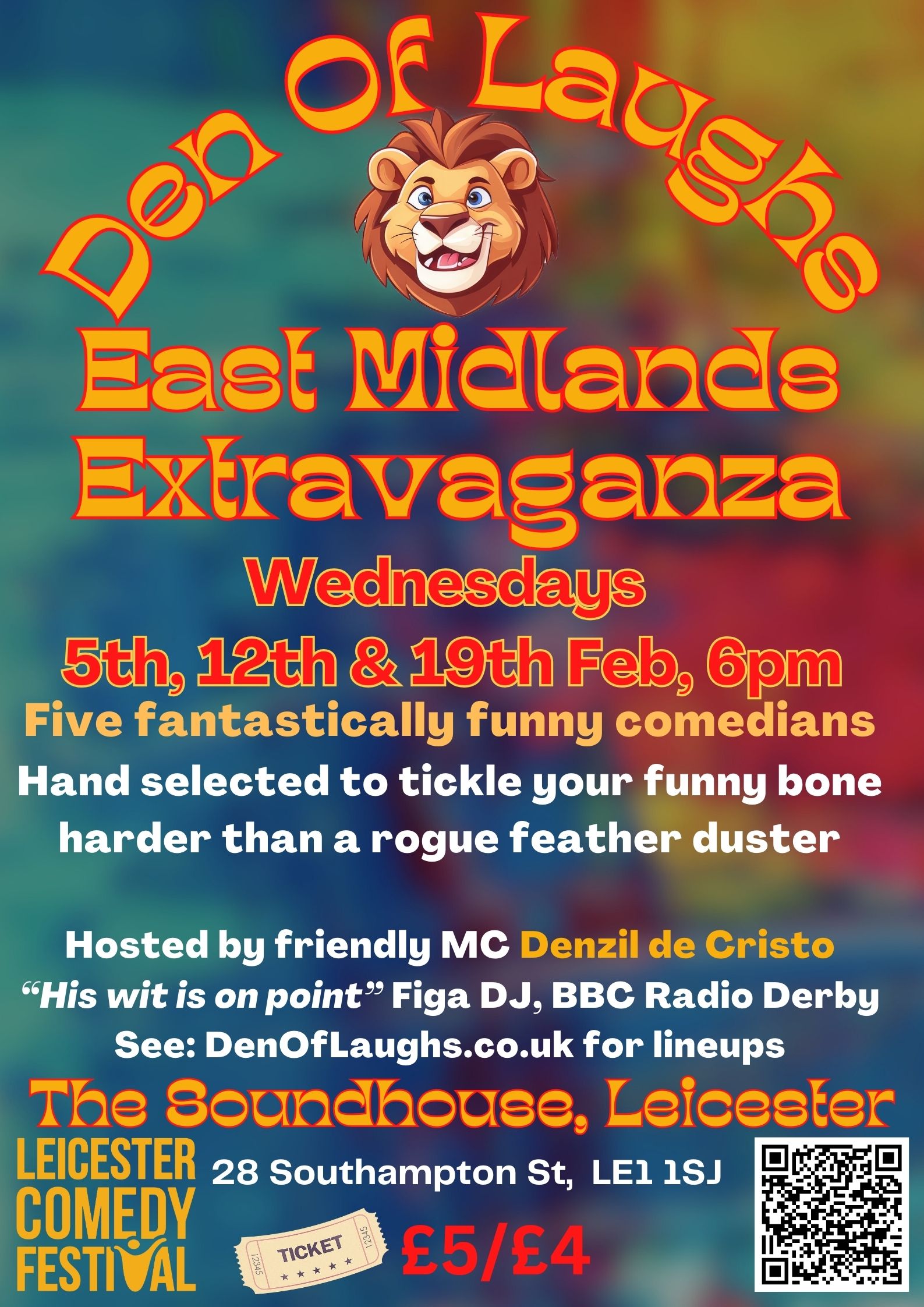 Den Of Laughs: East Midlands Extravaganza- Mixed Bill Showcase